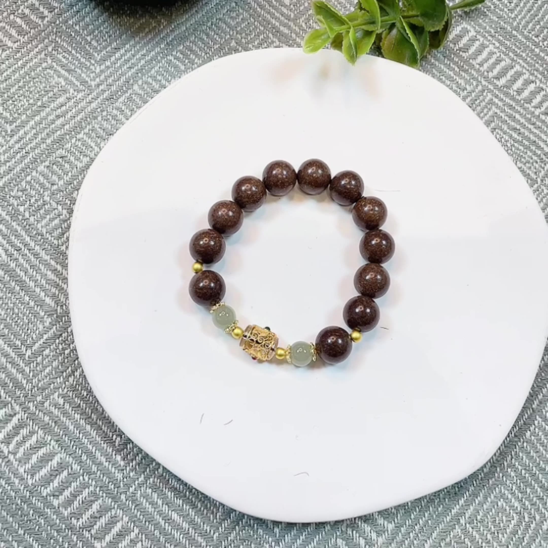 Ancient Method Incense-Bead Designed Bracelet (DIY Chinese-Style Personalized Girlfriends Style)