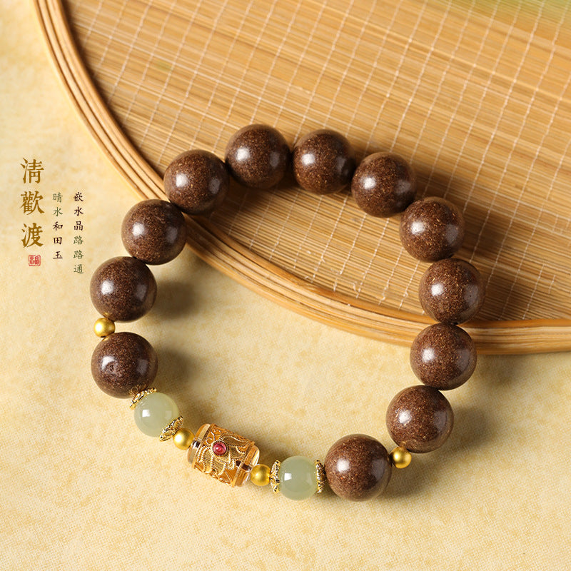 Ancient Method Incense-Bead Designed Bracelet (DIY Chinese-Style Personalized Girlfriends Style)