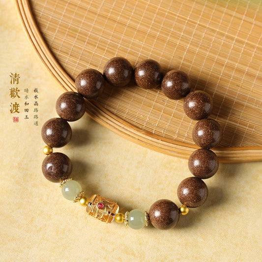 Ancient Method Incense-Bead Designed Bracelet (DIY Chinese-Style Personalized Girlfriends Style)