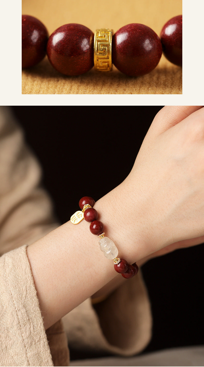Intangible Cultural Heritage Huarui Incense-Bead Bracelet