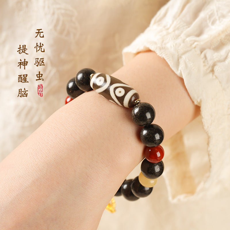 Retro Wuyou Incense-Bead Bracelet