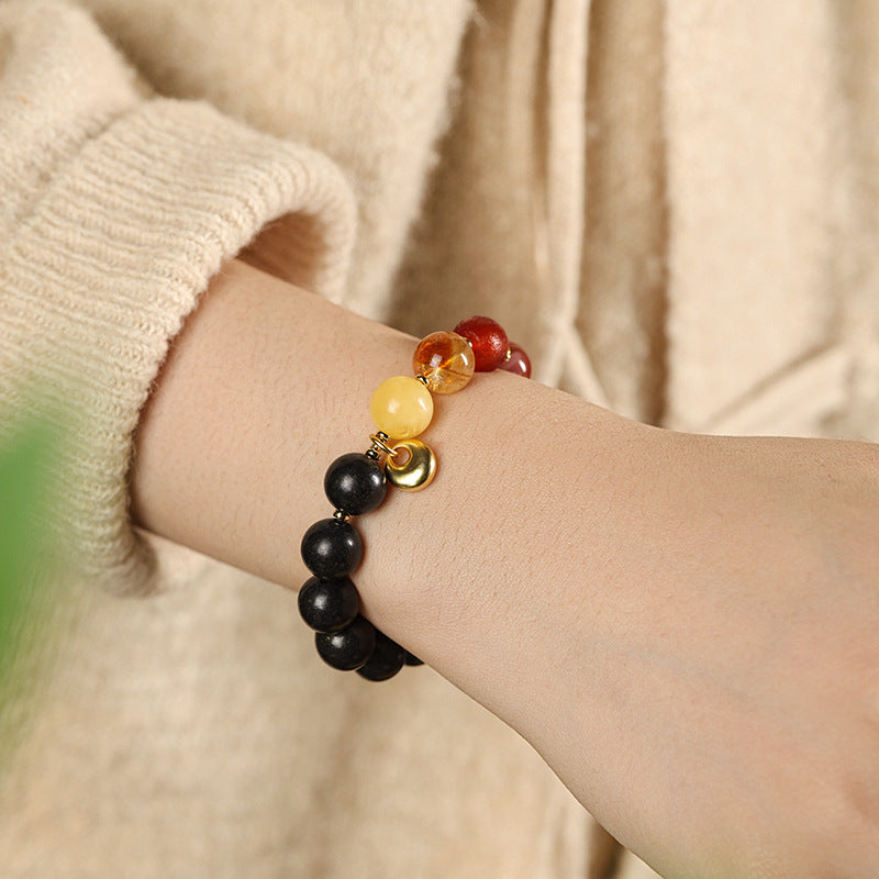 Anxiang Fudong Wrist-Fragrance Incense-Bead Multi-Precious-Bead Bracelet