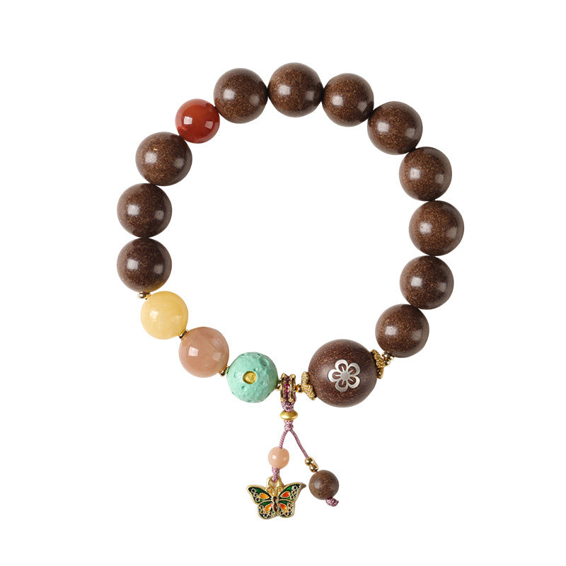 Intangible Cultural Heritage Pojian Chengdie Incense-Bead Bracelet